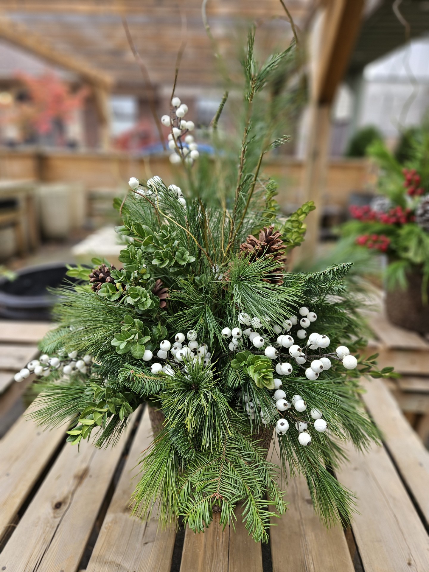 Holiday Urn Arrangement
