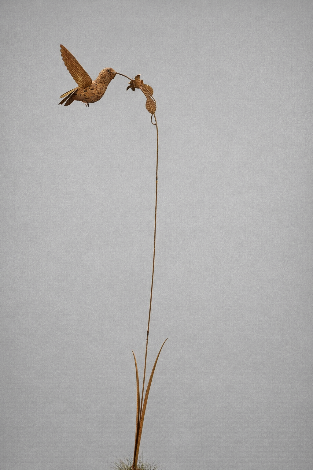 Hummingbird Garden Stake