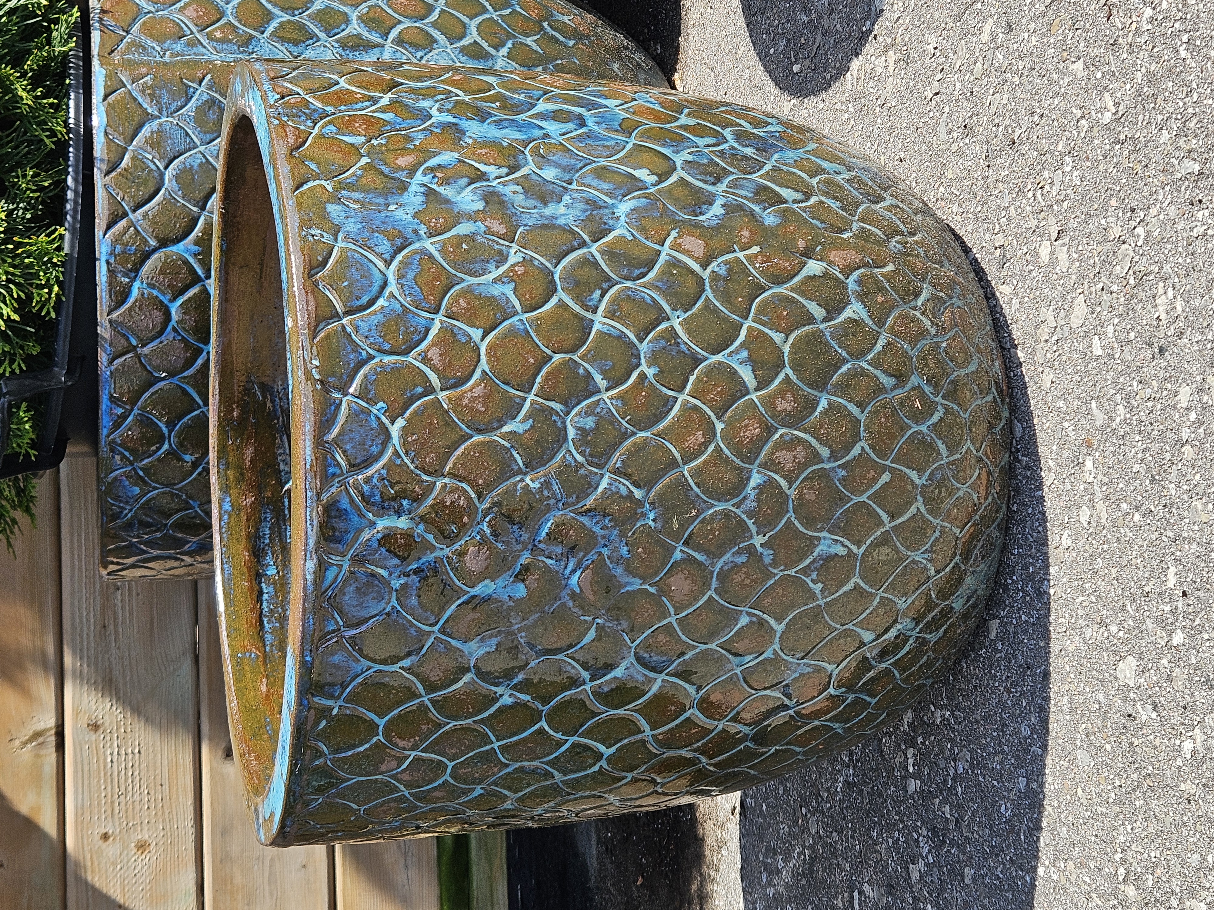 Shell Patterned pot (Med size)