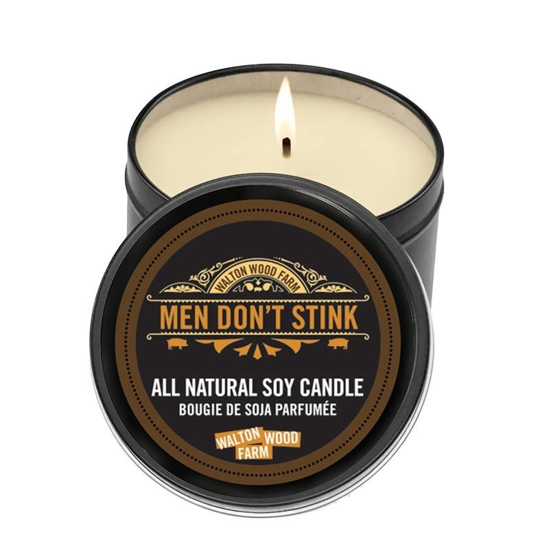 Men Don't Stink 8 oz Soy Candle