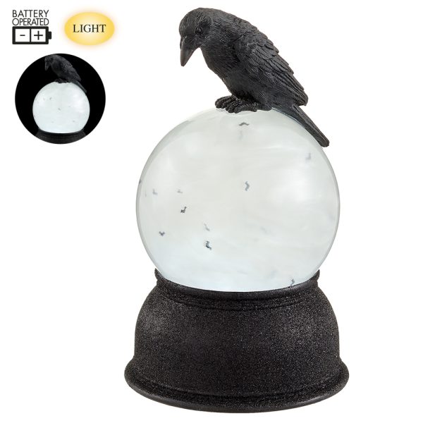 Halloween Crow Water Globe