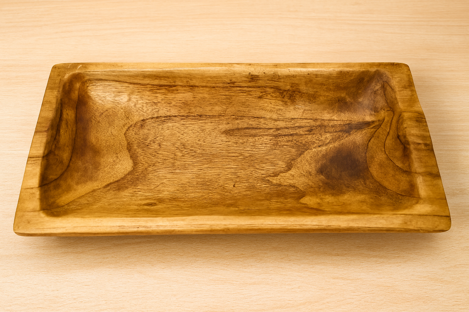 Natural Wood Display Tray
